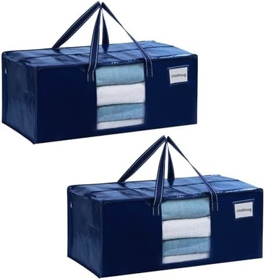 VENO 4 Packung Bewegungsbeutel Plastikbehälter Kleidung Organisation Groß W Deckel/Zipper Verpackungskisten/Fällen Alternativ