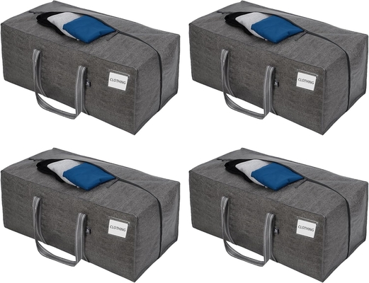 VENO 4 Packung Bewegungsbeutel Plastikbehälter Kleidung Organisation Groß W Deckel/Zipper Verpackungskisten/Fällen Alternativ