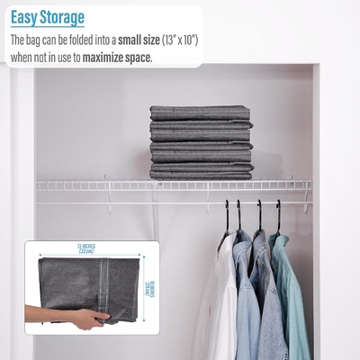 VENO 4 Packung Bewegungsbeutel Plastikbehälter Kleidung Organisation Groß W Deckel/Zipper Verpackungskisten/Fällen Alternativ