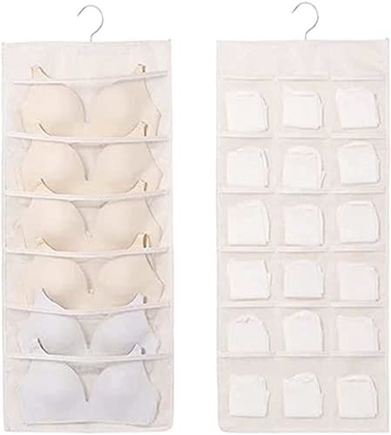 BH und Unterwäsche Hängende Lagerung ORGANIZATOR Netz Taschen Doppelseitige Wandregale Platz sparen Tasche Socke Unterwäsche Schublade