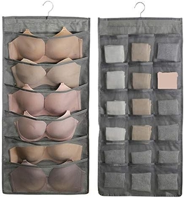 BH und Unterwäsche Hängende Lagerung ORGANIZATOR Netz Taschen Doppelseitige Wandregale Platz sparen Tasche Socke Unterwäsche Schublade