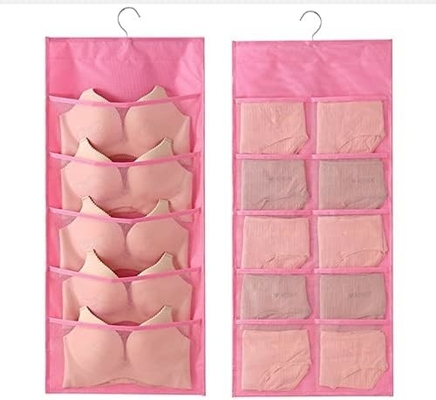 BH und Unterwäsche Hängende Lagerung ORGANIZATOR Netz Taschen Doppelseitige Wandregale Platz sparen Tasche Socke Unterwäsche Schublade