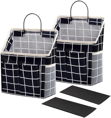 2 Paket WALL HANGING BAG ORGANIZER Korb mit Taschen für Badezimmer Schlafzimmer Küche Schlafzimmer