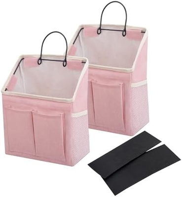 2 Paket WALL HANGING BAG ORGANIZER Korb mit Taschen für Badezimmer Schlafzimmer Küche Schlafzimmer