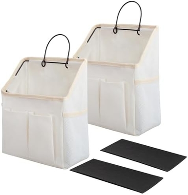 2 Paket WALL HANGING BAG ORGANIZER Korb mit Taschen für Badezimmer Schlafzimmer Küche Schlafzimmer