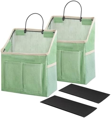 2 Paket WALL HANGING BAG ORGANIZER Korb mit Taschen für Badezimmer Schlafzimmer Küche Schlafzimmer