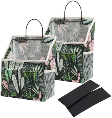 2 Paket WALL HANGING BAG ORGANIZER Korb mit Taschen für Badezimmer Schlafzimmer Küche Schlafzimmer