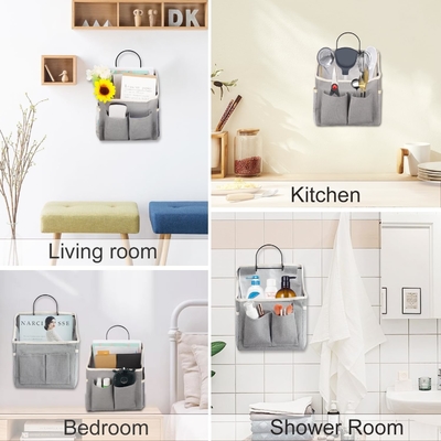 2 Paket WALL HANGING BAG ORGANIZER Korb mit Taschen für Badezimmer Schlafzimmer Küche Schlafzimmer