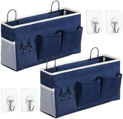 2 Stück großer Wandhänger Lagertasche, Tür Schrank Linnen Stoff Taschen Organisator, wasserdicht für Wohnzimmer Schlafzimmer