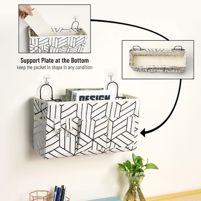 2 Stück großer Wandhänger Lagertasche, Tür Schrank Linnen Stoff Taschen Organisator, wasserdicht für Wohnzimmer Schlafzimmer