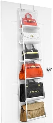 - 2 Packungen, Handtaschenhänger, Modell 2024, Handtaschenorganiser für Schrank, dicke Metallhaken, Handtaschenlager