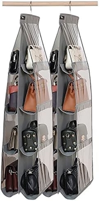 - 2 Packungen, Handtaschenhänger, Modell 2024, Handtaschenorganiser für Schrank, dicke Metallhaken, Handtaschenlager