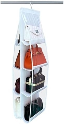 - 2 Packungen, Handtaschenhänger, Modell 2024, Handtaschenorganiser für Schrank, dicke Metallhaken, Handtaschenlager