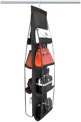 - 2 Packungen, Handtaschenhänger, Modell 2024, Handtaschenorganiser für Schrank, dicke Metallhaken, Handtaschenlager