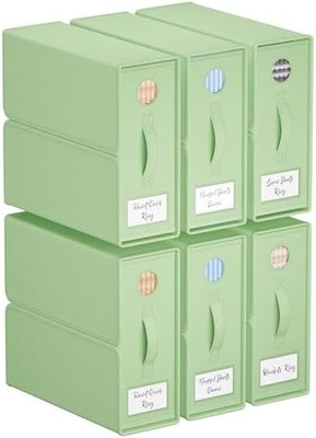 Lederorganisator und Lagerung, 4-Pack, König/Königin Größe (Grau), Lederorganisator, Stofflagerbehälter für Leder,