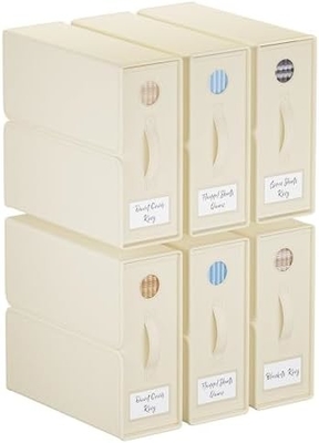 Lederorganisator und Lagerung, 4-Pack, König/Königin Größe (Grau), Lederorganisator, Stofflagerbehälter für Leder,