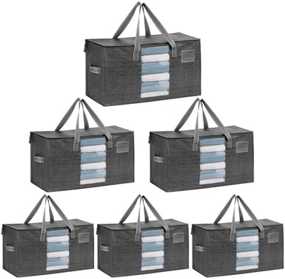 VENO 6 Paket mit Bewegungsbeuteln, Bettwäsche und Decken, Bewegungsbeuteln, Schachteln mit Deckel Alternativ,