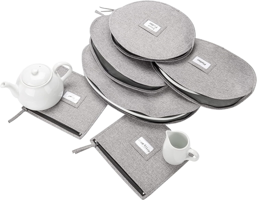CHINA STORAGE - SET OF 6 CASES FOR FINE CHINA ACCESSORIES Lagerung - HALTEN von schweren Booten, Schalen, kleinen und großen Tellern