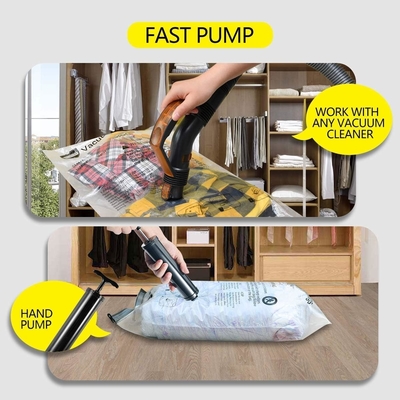 12 VAKUUM-SPACKEN (3 X JUMBO, 3 X LARGE, 3 X MEDIUM, 3 X SMALL), mit Raum sparen