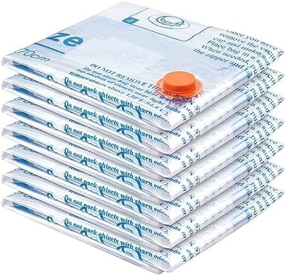 8 VAKUUM-SPACKEN mit elektrischer Luftpumpe, 2 JUMBO, 2 LARGE, 2 MIDDLE, 2 KLEINE TASCHEN