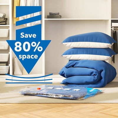 8 VAKUUM-SPACKEN mit elektrischer Luftpumpe, 2 JUMBO, 2 LARGE, 2 MIDDLE, 2 KLEINE TASCHEN