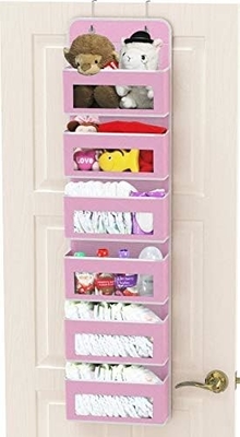 2 Pack Wandhängtasche Organisator Korb mit Taschen für Badezimmer Schlafzimmer Küche Schlafzimmer Notwendigkeiten