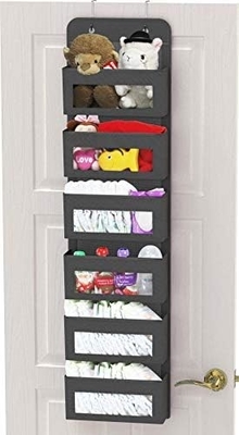 2 Pack Wandhängtasche Organisator Korb mit Taschen für Badezimmer Schlafzimmer Küche Schlafzimmer Notwendigkeiten