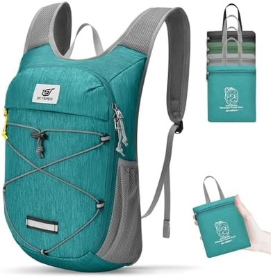 SKYSPER Klapprücksack für Wandern - 10L kleiner, leichter Tagesack Atemberaubende Reisetaschen für Männer Frauen