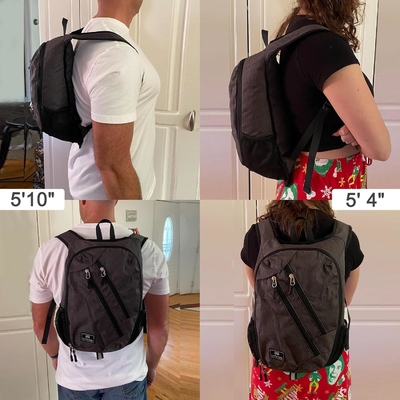 Kleiner Tagesack 15L Wander-Rucksack Klappbare Kleine Rucksack Leichtgewicht Packable Rucksack Reisetagesack für Frauen Männer, bl