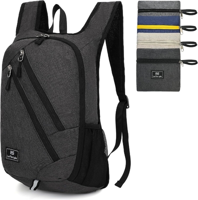 Kleiner Tagesack 15L Wander-Rucksack Klappbare Kleine Rucksack Leichtgewicht Packable Rucksack Reisetagesack für Frauen Männer, bl