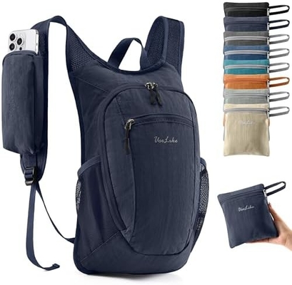 10L Kleiner Reisetasche Reisetasche Tagestasche Leichtgewicht Packable Rucksack für Frauen Männer ((Beige)