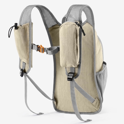 10L Kleiner Reisetasche Reisetasche Tagestasche Leichtgewicht Packable Rucksack für Frauen Männer ((Beige)