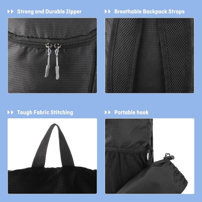 HIKING-Rücksack, wasserdicht und verschleißfest LEICHTER Rücksack verpackbar,Auslandreise CAMPING DAYPACK