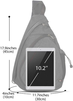 OutdoorMaster Sling Bag, Wandertasche, Crossbody Schulter Brust Urban Outdoor Reise Rucksack für Frauen &amp; Männer