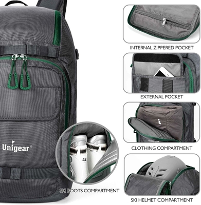 BICKER-Rücksack KLEINER Bergrad-Rücksack LEICHTER 6L-Tagesack - MTB-Radfahren, Wandern, Skifahren, Schneefehrradfahren, Snowboardfahren