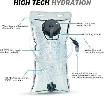 Hydratations-Rücksack Hydratations-Rücksack Wasser-Rücksack mit 2L (70 Unzen) Hydratationsblase für Männer Frauen Kinder zum Laufen