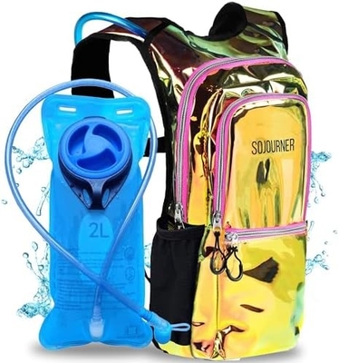 Sojourner Hydratation Pack, Hydratations Rucksack - Wasser Rucksack mit 2l Hydratationsblase, Festival Essential - Rave