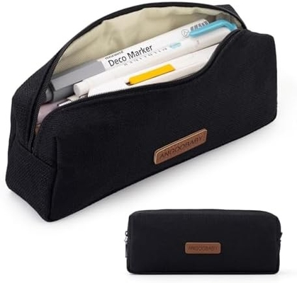 ANGOOBABY Kleiner Bleistiftkoffer Schüler Bleistift Tasche Münze Tasche Kosmetik Tasche Büro Schreibwaren Organisator für Jugendliche Schule