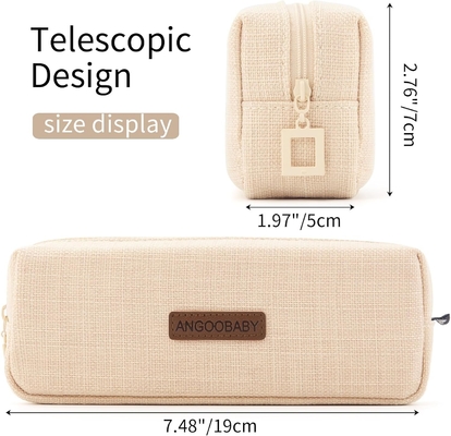 ANGOOBABY Kleiner Bleistiftkoffer Schüler Bleistift Tasche Münze Tasche Kosmetik Tasche Büro Schreibwaren Organisator für Jugendliche Schule