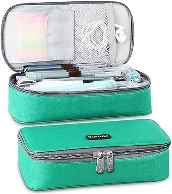 Homecube Bleistiftkoffer Fassungsfähiger Bleistifthalter Box Make-up-Stifte Tasche Oxford Stoffbeutel Großes Aufbewahrungspapier