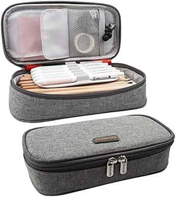 Homecube Bleistiftkoffer Fassungsfähiger Bleistifthalter Box Make-up-Stifte Tasche Oxford Stoffbeutel Großes Aufbewahrungspapier