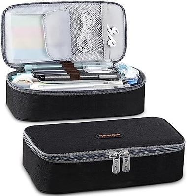 Homecube Bleistiftkoffer Fassungsfähiger Bleistifthalter Box Make-up-Stifte Tasche Oxford Stoffbeutel Großes Aufbewahrungspapier