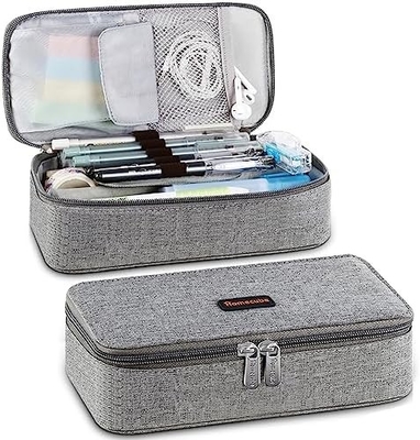 Homecube Bleistiftkoffer Fassungsfähiger Bleistifthalter Box Make-up-Stifte Tasche Oxford Stoffbeutel Großes Aufbewahrungspapier