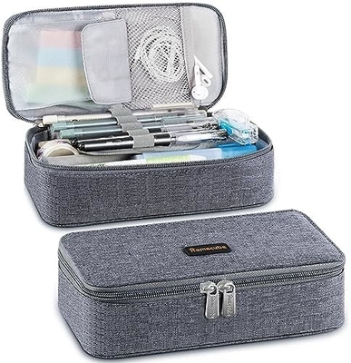 Homecube Bleistiftkoffer Fassungsfähiger Bleistifthalter Box Make-up-Stifte Tasche Oxford Stoffbeutel Großes Aufbewahrungspapier