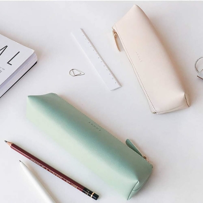 Doraking Bleistiftbeutel Stiftbeutel Kosmetik Make-up/ Schreibwaren Taschenbeutel Beutel/PU Leder Kleine Tasche Studenten Schreibwaren