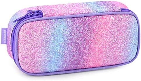 Kinderstift für Mädchen und Jungen Soft Rainbow Pen Box Tasche (Rainbow 1)
