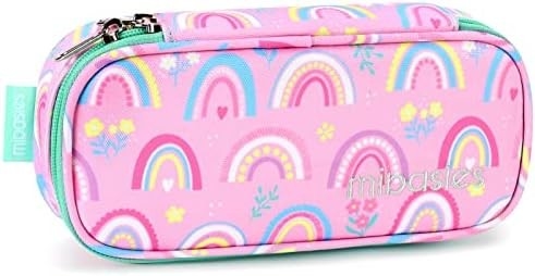 Kinderstift für Mädchen und Jungen Soft Rainbow Pen Box Tasche (Rainbow 1)