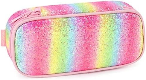 Kinderstift für Mädchen und Jungen Soft Rainbow Pen Box Tasche (Rainbow 1)