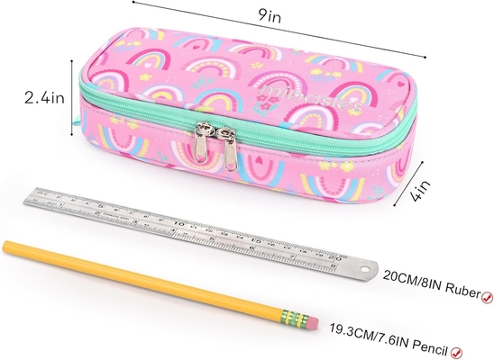 Kinderstift für Mädchen und Jungen Soft Rainbow Pen Box Tasche (Rainbow 1)