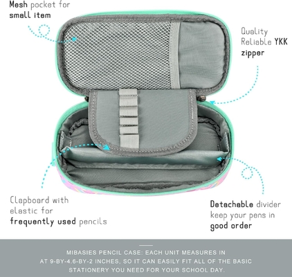 Kinderstift für Mädchen und Jungen Soft Rainbow Pen Box Tasche (Rainbow 1)
